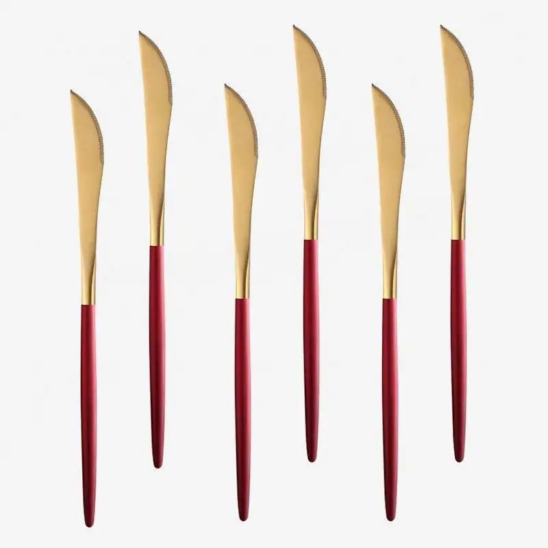 Set 6 Cutite din inox, in stil Portughez, Deluxe, 22 x 1.5 cm