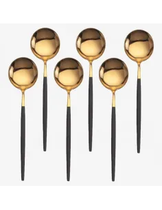 Set 6 Linguri din inox, in stil Portughez