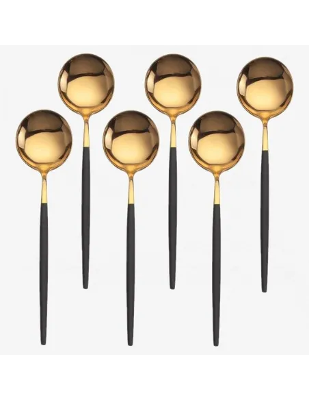 Set 6 Linguri din inox, in stil Portughez