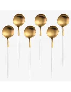 Set 6 Linguri din inox, in stil Portughez 2