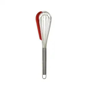 Tel inox - 2in1cu spatula silicon incorporata red-mag.ro