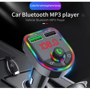 Modulator auto FM F6 cu Bluetooth,Mp3,Redare USB red-mag.ro 2