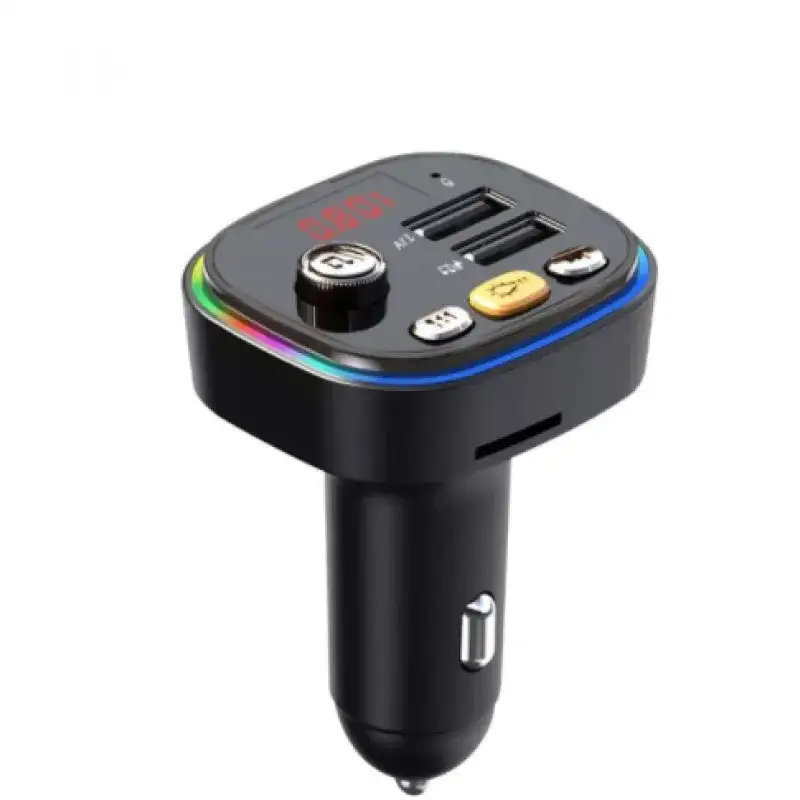 Modulator FM ZTB-C20, Bluetooth, 2 Porturi USB, Lumina RGB