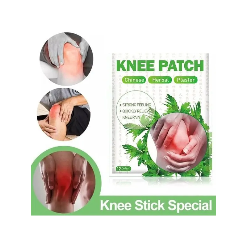 Set 12 plasturi pe baza de plante pentru