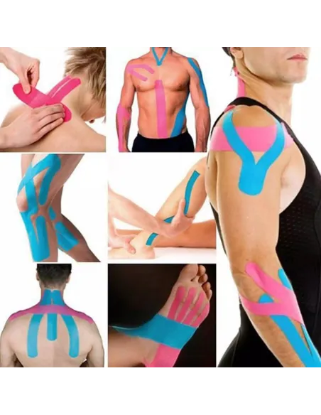 5x Banda kinesiologica, pentru dureri musculare si articulare