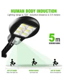 Lampa solara LED 6 SMD cu senzor de miscare si lumina red-mag.ro