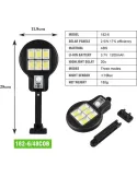 Lampa solara LED 6 SMD cu senzor de miscare si lumina red-mag.ro