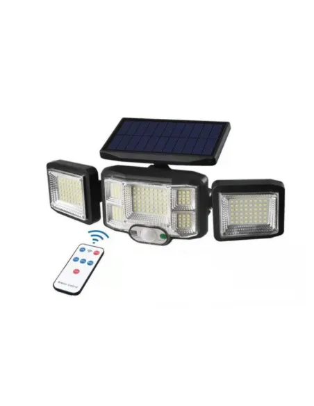 Lampa solara 192 LED cu senzor de miscare si telecomanda