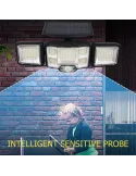 Lampa solara 192 LED cu senzor de miscare si telecomanda