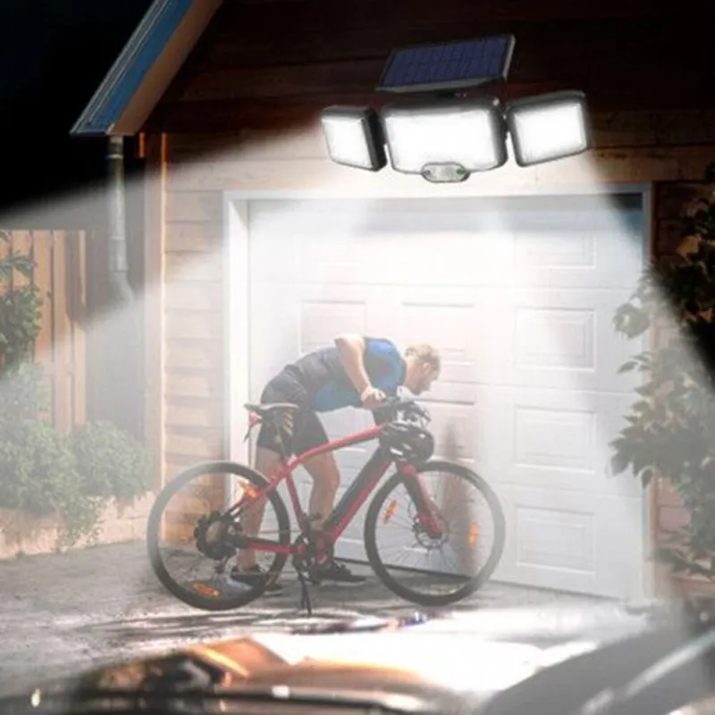 Lampa solara 192 LED cu senzor de miscare si telecomanda