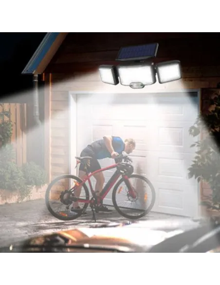 Lampa solara 192 LED cu senzor de miscare si telecomanda