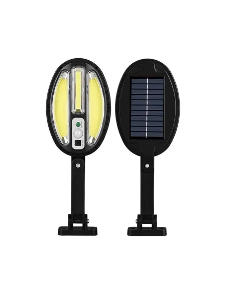 Set 2 x Lampa stradala 96 LED COB cu incarcare solara red-mag.ro