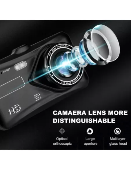 Camera auto DVR Dual fata/spate, 1080P Full HD, 170 grade