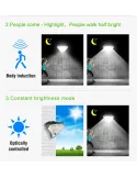 Proiector solar LED cu senzor de miscare, GL-68, 3 moduri