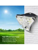 Proiector solar LED cu senzor de miscare, GL-68, 3 moduri