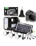 UB Kit solar GD-Lite 8017 dotat cu dispozitive USB cu 3 becuri