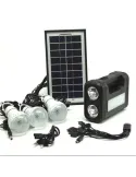 UB Kit solar GD-Lite 8017 dotat cu dispozitive USB cu 3 becuri