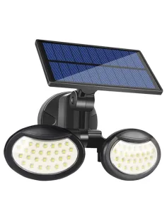 Lampa solara dubla 56 LED cu senzor de miscare red-mag.ro