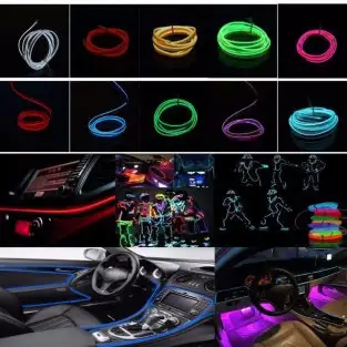 Banda decorativa auto LED 3 metri 2