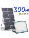 Proiector LED 300W cu panou solar, exterior IP 66, telecomanda