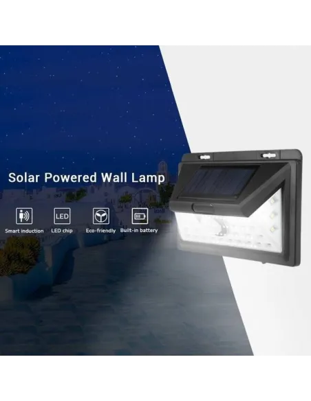 Set 2 x lampa solara 32 LED si senzor de miscare