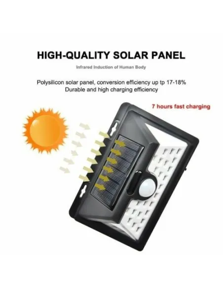 Set 2 x lampa solara 32 LED si senzor de miscare