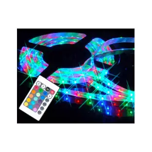 Banda RGB LED 5 metri, cu telecomanda si joc de