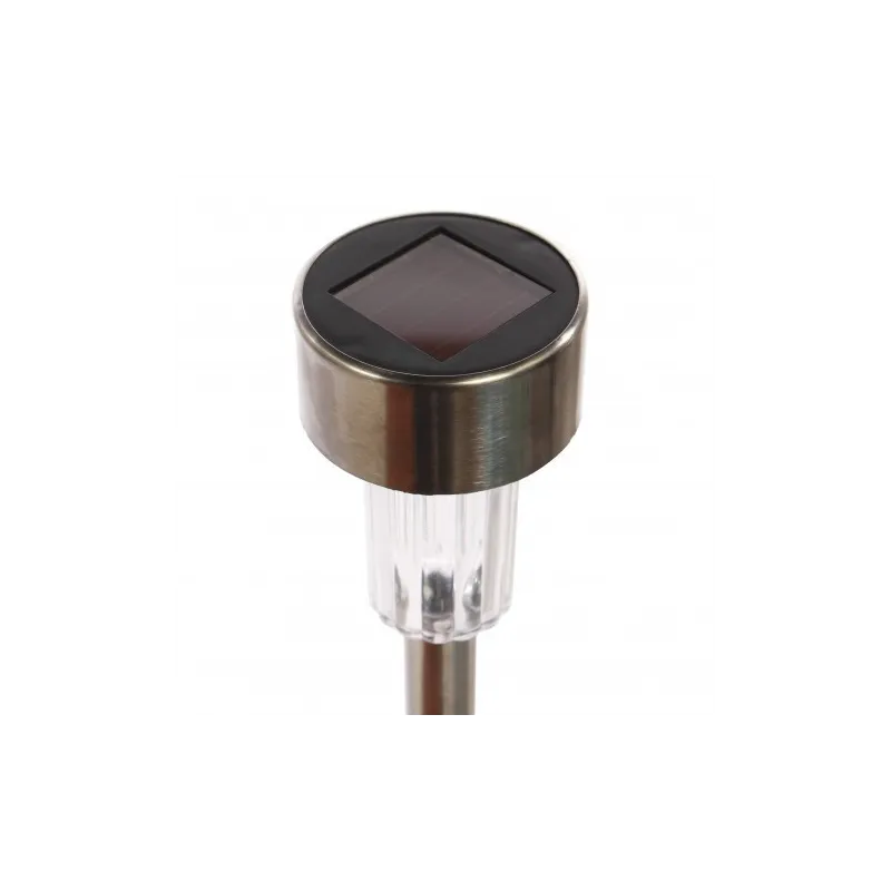 Lampa solara stick inox, H 36 cm, set 6 bucati