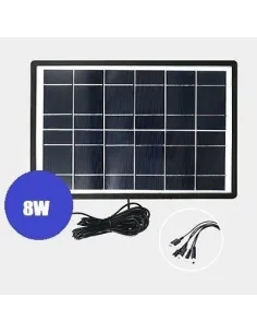 Panou solar cu incarcare CCLAMP 680 8w 2