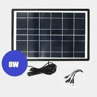 Panou solar cu incarcare CCLAMP 680 8w 2