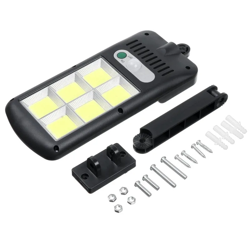 4 X Proiector solar 6 celule,150 LED-uri COB,cu senzor de