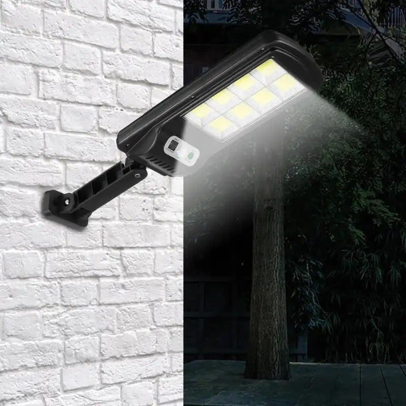 4 X Proiector solar 6 celule,150 LED-uri COB,cu senzor de