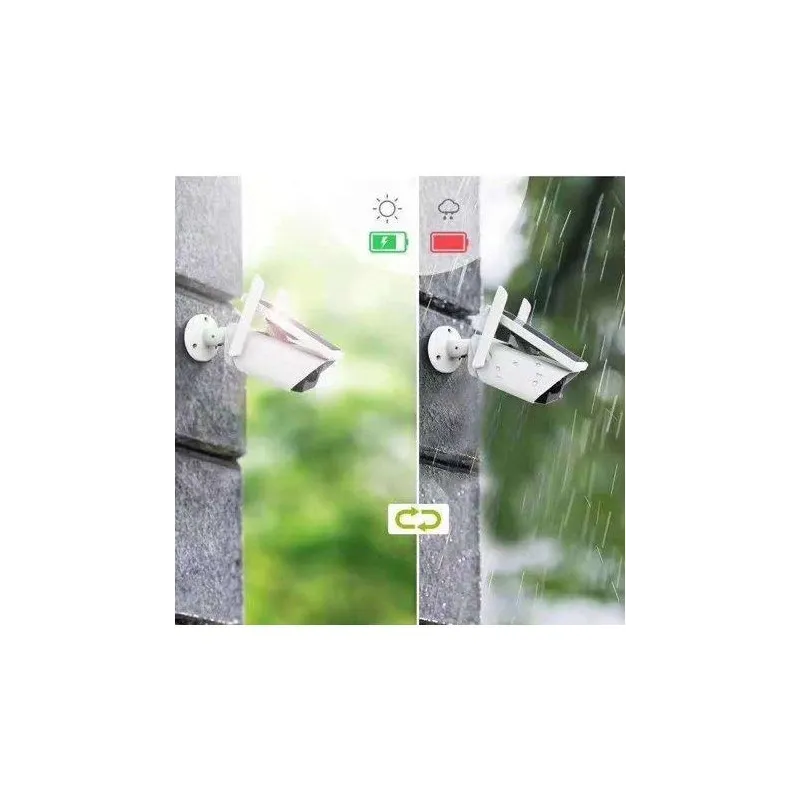 Camera de supraveghere IP Wireless HD cu panou solar