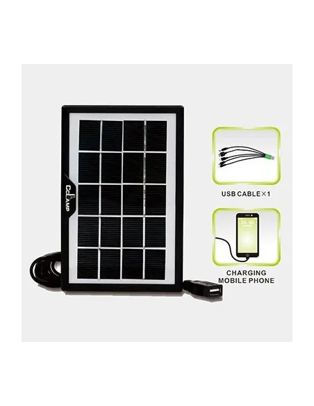 Panou solar CCLAMP CL-518WP 5V/1.8W mufa USB IP65