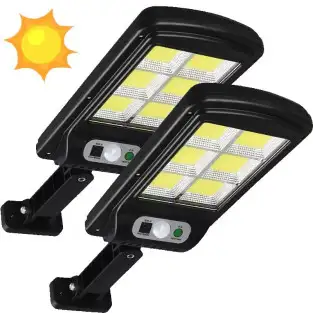 2 X Proiector 6 celule,150 LED-uri COB,cu senzor de miscare