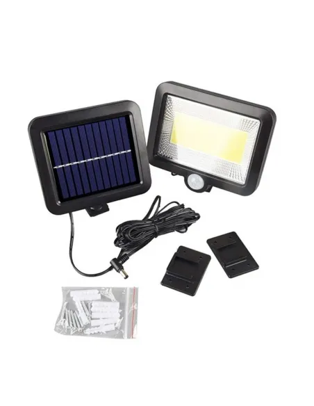 Lampa solara stradala 90W, 120 LED, senzor de