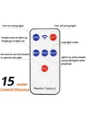 Proiector solar cu 6 celule, LED-uri COB si telecomanda