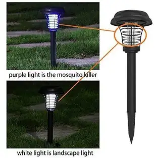 2 x Lampa solara antitantari UV