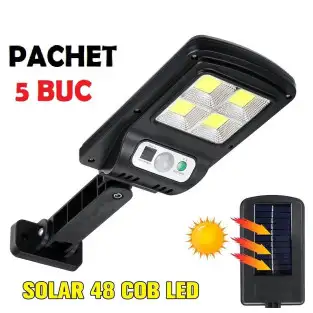 5 x Proiector mini 48 LED COB Solar Light Motion Sensor IP65