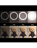 Lampa circulara Multicolora Ring Light RGB, diametru