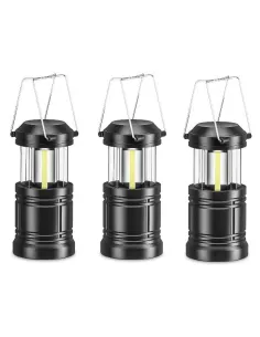 Set 3 x lampa solara reincarcabila cu functie incarcare telefon