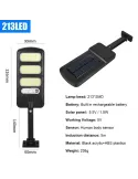 Pachet 5x Proiector solar LED 30W, IP65, Beam LED cu senzor