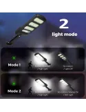 Pachet 5x Proiector solar LED 30W, IP65, Beam LED cu senzor