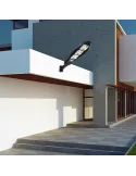 Lampa stradala solara, 90 LED COB, 3 moduri, telecomanda inclusa