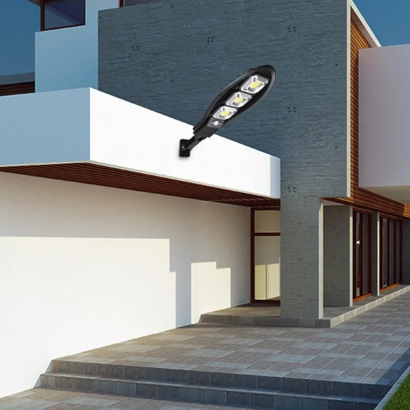 Lampa stradala solara, 90 LED COB, 3 moduri, telecomanda inclusa