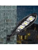 Lampa stradala solara, 90 LED COB, 3 moduri, telecomanda inclusa