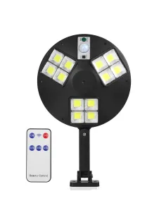 Lampa solara 12 LED COB cu telecomanda