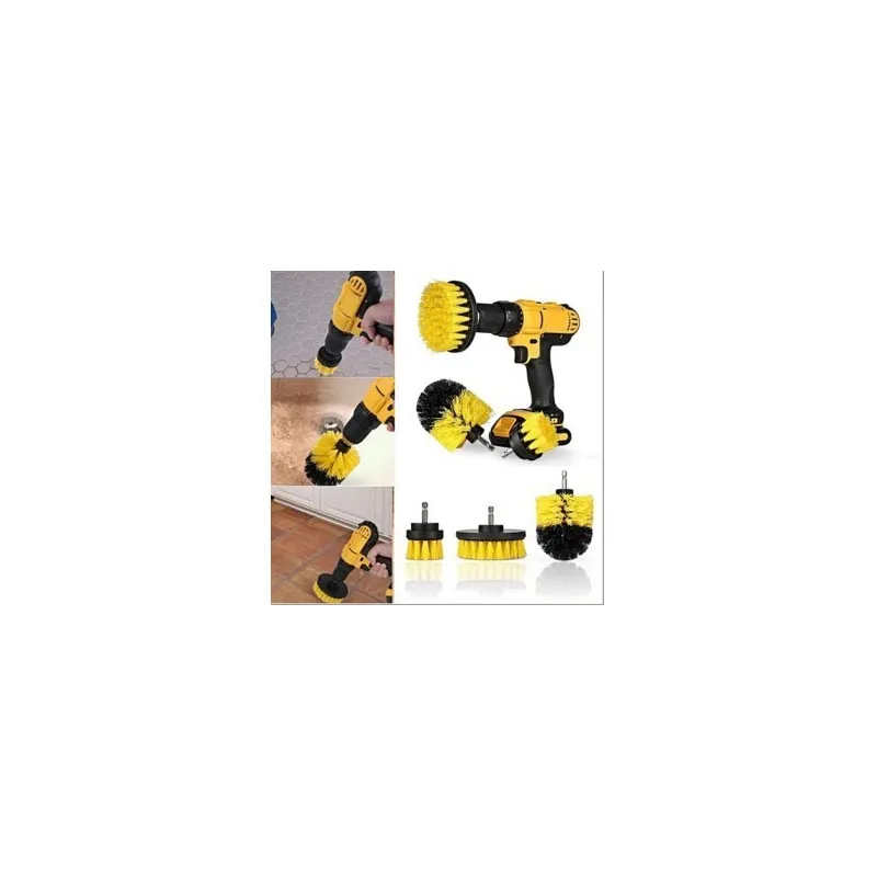 Set 3 perii curatare cu adaptor pentru bormasina/autofiletanta