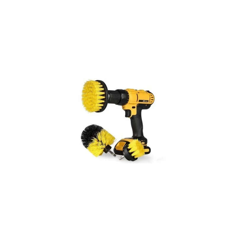 Set 3 perii curatare cu adaptor pentru bormasina/autofiletanta