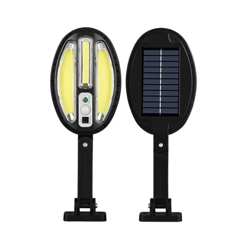 Set 4 x Lampa stradala 96 LED COB cu incarcare solara